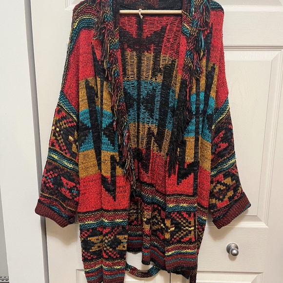 Free People / Wild Wild West Cardigan Sweater / XS